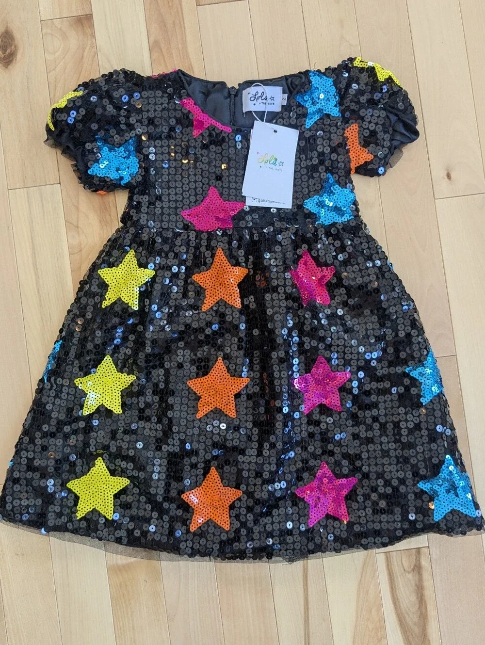 Lola + The Boys Star Sequin Dress, Size 2